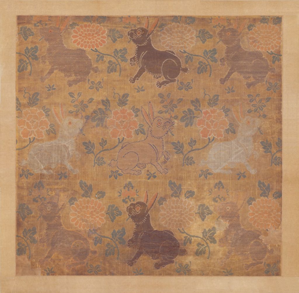 图片[1]-Yellow osmanthus rabbit pattern makeup yarn-China Archive